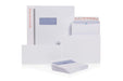 Best Value Plus Fabric C6 White Wallet Self Seal Envelope, 120 gsm, Pack of 500
