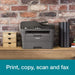 Best Value Brother MFC-L2710DW A4 Mono Laser Printer, Wireless and PC Connected, Print, Copy, Scan, Fax and 2 Sided Printing