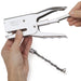 Best Value Rapesco R81000A3-DI Stapling Plier - Porpoise, Chrome. Uses 26 and 24/8mm staples
