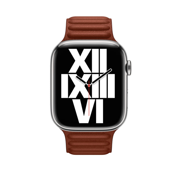 Apple - Strap for smart watch - 45 mm - M/L size - umber