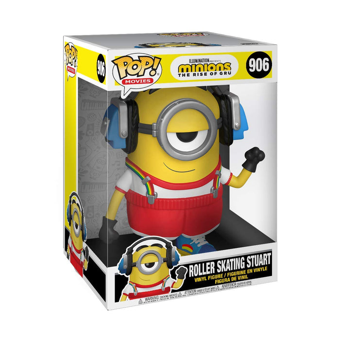 Funko POP! Movies: Minions The Rise of Gru - Roller Skating Stuart - 10in Jumbo - 906 //47811