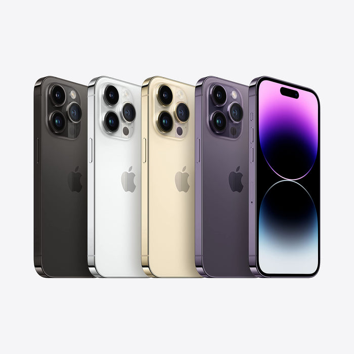 Apple iPhone 14 Pro Max - 5G smartphone - dual-SIM / Internal Memory 256 GB - OLED display - 6.7" - 2796 x 1290 pixels (120 Hz) - 3x rear cameras 48 MP, 12 MP, 12 MP - front camera 12 MP - deep purple