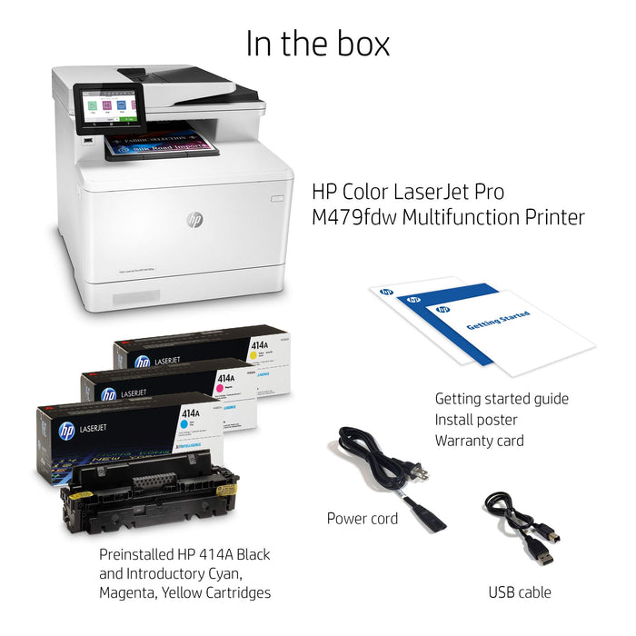 Best Value Wireless Colour Multifunctional Laser Printer, 28 Ppm, White