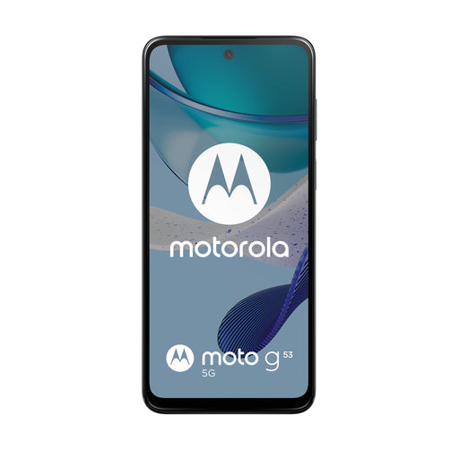 Motorola Moto G53 5G - 5G smartphone - dual-SIM - RAM 4 GB / Internal Memory 128 GB - microSD slot - LCD display - 6.5" - 1600 x 720 pixels (120 Hz) - 2x rear cameras 50 MP, 8 MP - front camera 16 MP - arctic silver