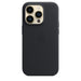 Apple - Back cover for mobile phone - with MagSafe - leather - ink - for iPhone 14 Pro
