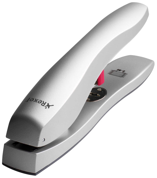 Best Value Rexel 2100048 Odyssey Heavy Duty Stapler, 60 Sheet Capacity, Metal Body, Includes Staples, Silver