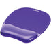 Best Value Fellowes Crystals Gel Mouse Mat with Wrist Support, Purple