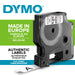 Best Value Dymo D1 Flexible Nylon High Performance Labelling Tape 12mm x 3,5m - Black on White