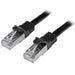 Best Value StarTech.com N6SPAT1MBK 1 m Cat6 Patch Cable, Shielded (SFTP) Snagless Gigabit Network Patch Cable, Black Cat 6 Ethernet Patch Lead