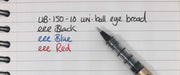 Best Value uni-ball Eye Broad UB-150-10 Rollerball pen, 1mm nib, Black ink, box of 12