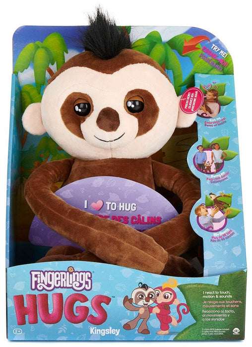 Wow Wee Fingerling Hugs - Kingsley The Sloth