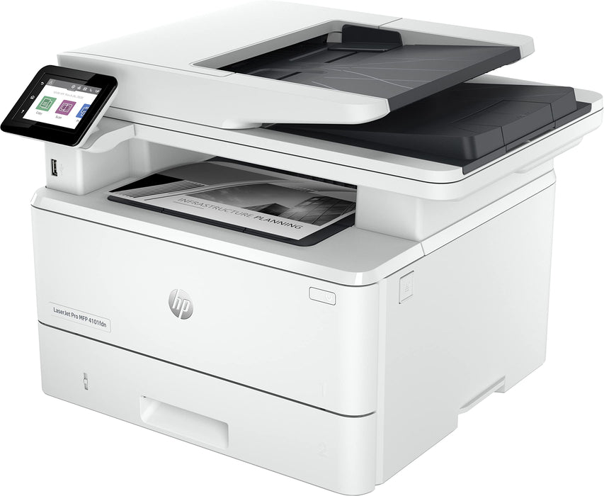 HP LaserJet Pro MFP 4102dw - Multifunction printer - B/W - laser - Legal (216 x 356 mm) (original) - A4/Legal (media) - up to 38 ppm (copying) - up to 40 ppm (printing) - 350 sheets - USB, USB 2.0, Gigabit LAN, Wi-Fi(n), USB host, Bluetooth
