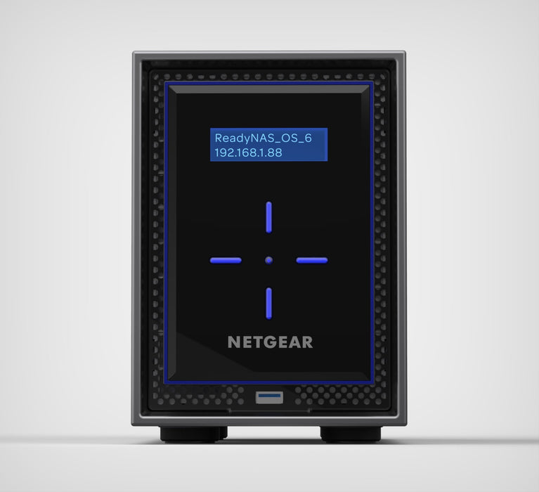 NETGEAR ReadyNAS 422 - NAS server - 2 bays - RAID 0, 1, 5, 6, 10, JBOD - RAM 2 GB - Gigabit Ethernet - iSCSI support