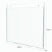 Best Value Deflecto Wall Sign Holder Pre-drilled Landscape A4 Clear Ref 46901,018876