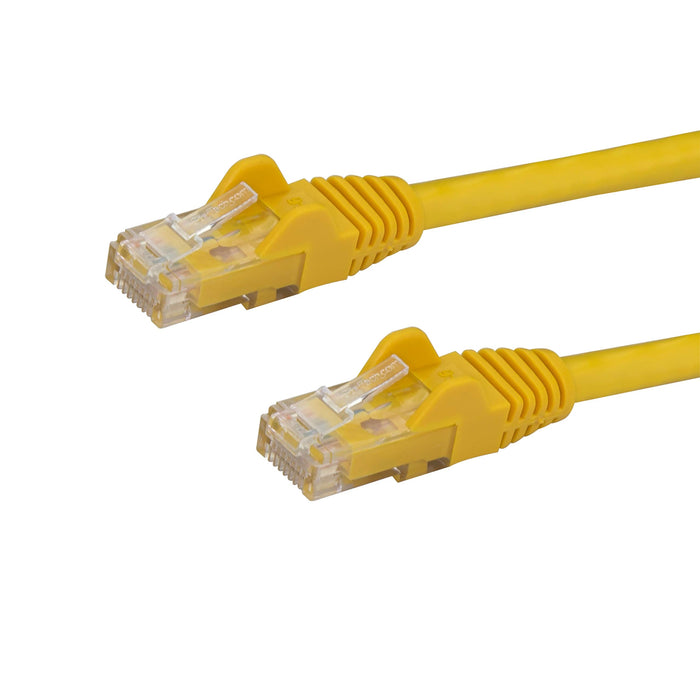 Best Value StarTech.com N6PATC50CMYL 0.5 m Yellow Cat6 Patch Cable with Snagless RJ45 Connectors, Short Ethernet Cable, 0.5 m Cat 6 UTP Cable