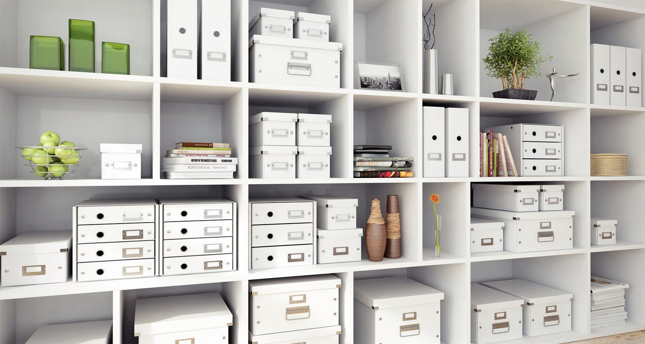 Best Value Leitz CD Storage Box, White, Click and Store Range, 60410001