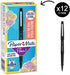 Best Value Paper Mate Flair Felt Tip Pens, Medium Point (0.7mm), Black, Box of 12
