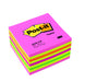 Post-it Sticky Notes Cube 76 x 76 mm Pink and Yellow Mix 450 sheets