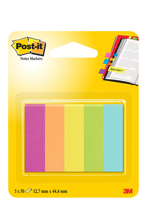Best Value Post-it 12.7 x 44.4 mm Notes Markers Capetown Pads (Pack of 5)