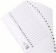 Best Value Exacompta Mylar Printed Indices, A4, 20 Parts (1-20) - White