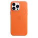 Apple - Back cover for mobile phone - with MagSafe - leather - orange - for iPhone 14 Pro Max