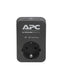 APC Essential Surgearrest PME1WU2B-GR - Surge protector - AC 220/230/240 V - 4000 Watt - output connectors: 1 - Germany - black