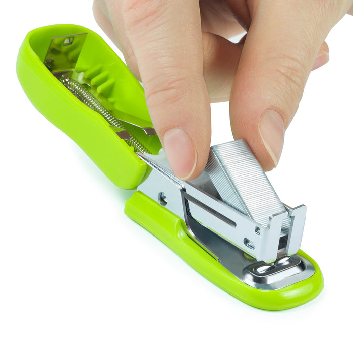 Best Value Rapesco 1411 Bug Mini Stapler - Green, Supplied with 1000 Staples