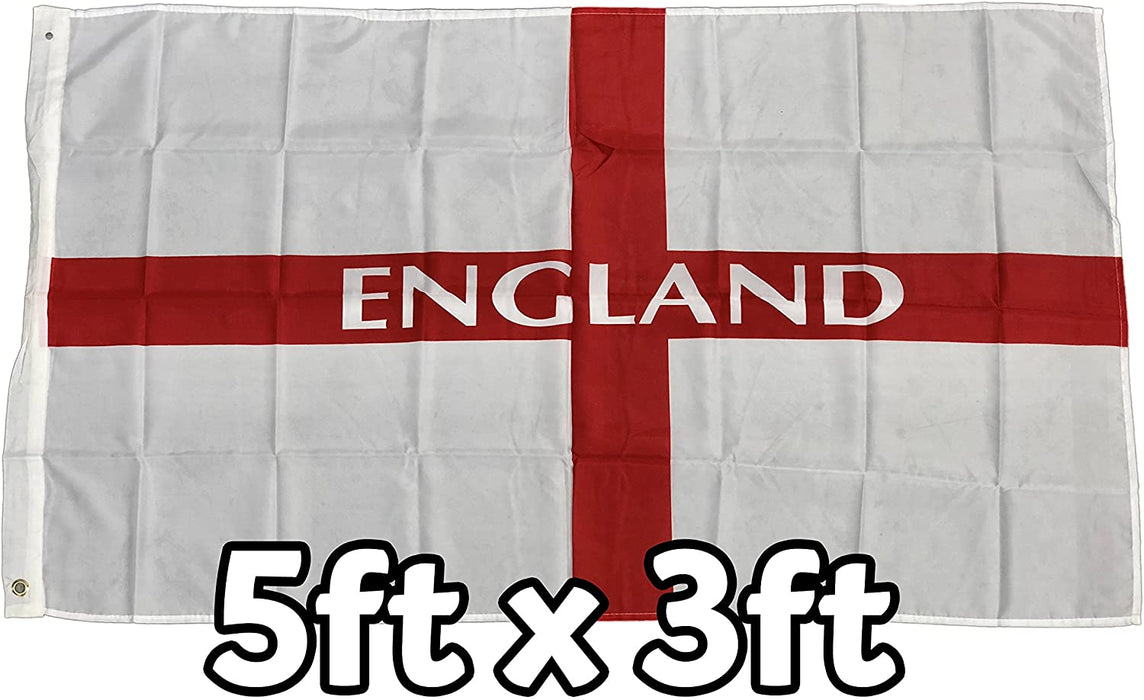England St. George Riesenflagge 5 Fuß x 3 Fuß