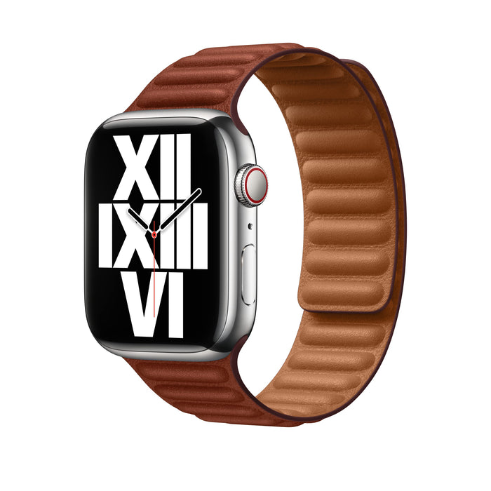 Apple - Strap for smart watch - 45 mm - M/L size - umber