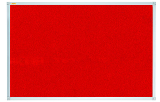 Best Value Franken PT131401 150 x 120 cm X-tra!Line Felt Pin Board - Red