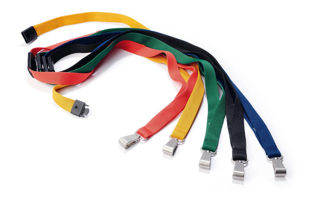 Best Value Durable 812728 Textile Soft Lanyard - Midnight Blue (Pack of 10)