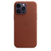 Apple - Back cover for mobile phone - with MagSafe - leather - umber - for iPhone 14 Pro Max