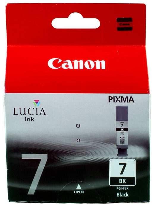 Best Value Canon Original PGI7BK Black Bubblejet Ink Cartridge