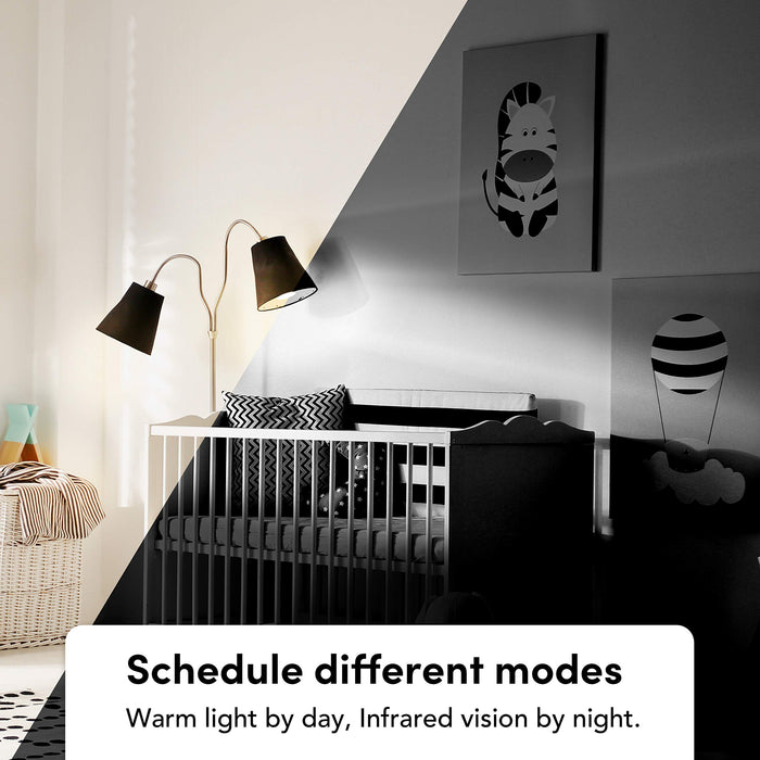 LIFX Nightvision - LED light bulb - shape: A60 - E27 - 11.5 W (equivalent 80 W) - class F - multicolour/warm to cool white light - 1500-9000 K - white (pack of 2)