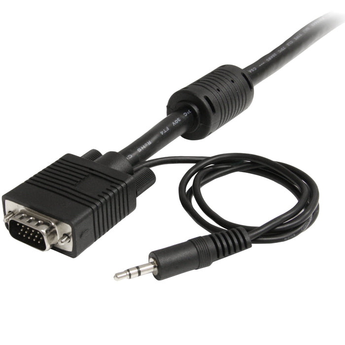 Best Value StarTech.com MXTHQMM5MA 5m Coax High Resolution Monitor VGA Video Cable with Audio HD15 M/M