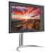 LG 27UP850N-W 27 Inch 3840 x 2160 Pixels 4K Ultra HD HDMI DisplayPort Silver Monitor