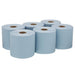 Best Value WypAll 7302 Industrial Wiping Paper L20 Centrefeed, 2 Ply, Blue (6 Rolls x 336 Sheets)