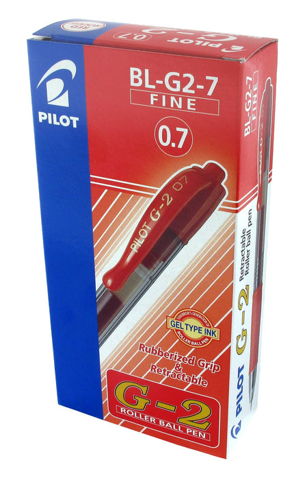 Best Value Pilot G207 Retractable Gel Rollerball 0.7 mm Tip (Box of 12) - Red