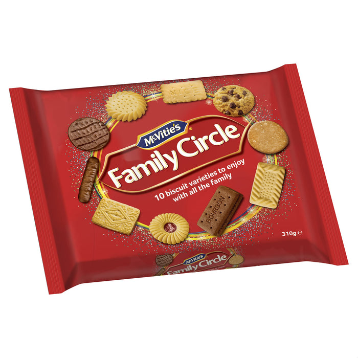 Mcvities Family Circle Bisc Ast 310G