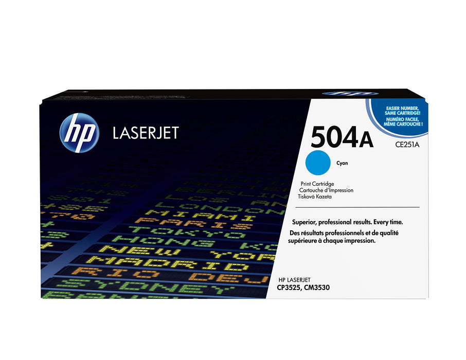 Best Value HP CE251A 504A Original LaserJet Toner Cartridge, Cyan, Pack of 1