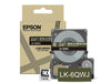 Epson LK-6QWJ White  on Matte Khaki Tape Cartridge 24mm - C53S672090