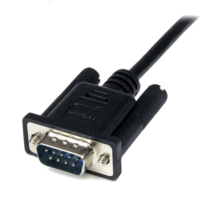 Best Value StarTech.com 2 m Black DB9 RS232 Serial Null Modem Cable F/M, DB9 Male to Female, 9 Pin Null Modem Cable, 1x DB9 (M), 1x DB9 (F) - Black