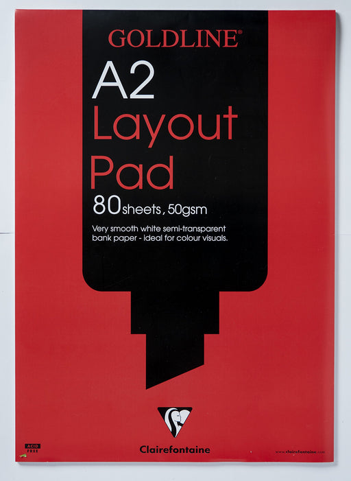 Best Value Clairefontaine Goldline Layout Pad, A2, 50 gsm, 80 Sheets