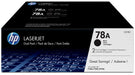 Best Value HP CE278AD 78A Original LaserJet Toner Cartridges, Black, Pack of 2