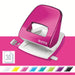 Best Value Leitz Hole Punch, 30 Sheets, Guide Bar with Format Markings, Metal, WOW Range, 50081023 - Metallic Pink