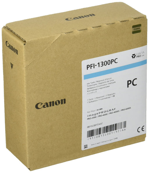 Canon PFI 1300 Photo Cyan Standard Capacity Ink Cartridge 330ml - 0815C001