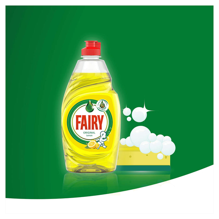 Best Value Fairy Original Washing Up Liquid Lemon with LiftAction No Soaking, No Grease, No Fuss and Gentle On Your Skin, 780 ml