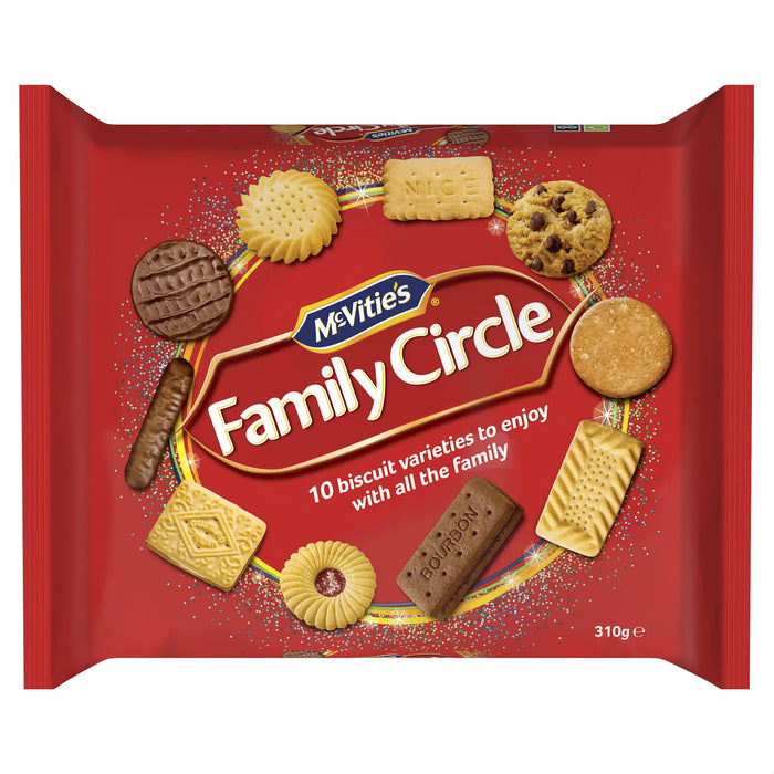 Mcvities Family Circle Bisc Ast 310G