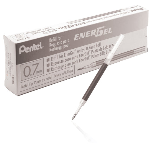 Best Value Pentel Liquid Gel Refill - Black (Box of 12 Refills)
