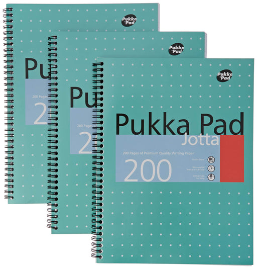 Best Value Pukka Pads A4 Metallic Jotta Wirebound Notebook (Pack of 3)